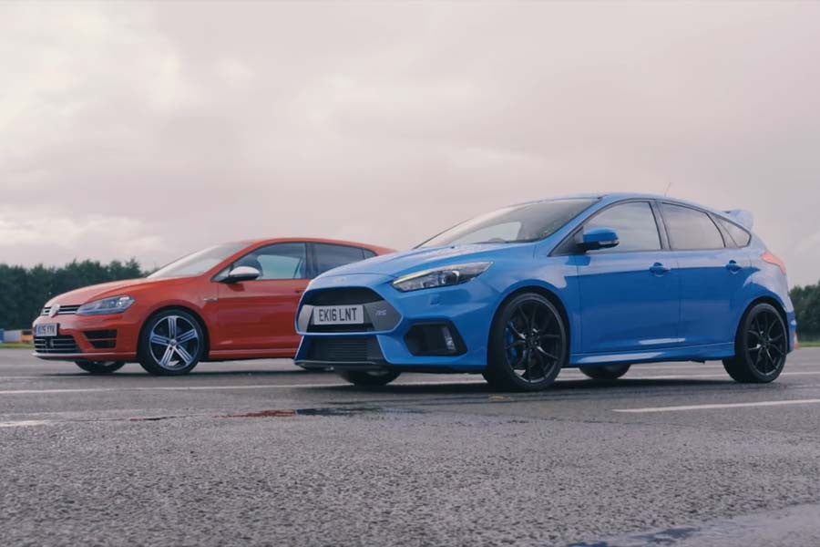 Κόντρα 0-1.000 μ. μεταξύ Focus RS vs Golf R