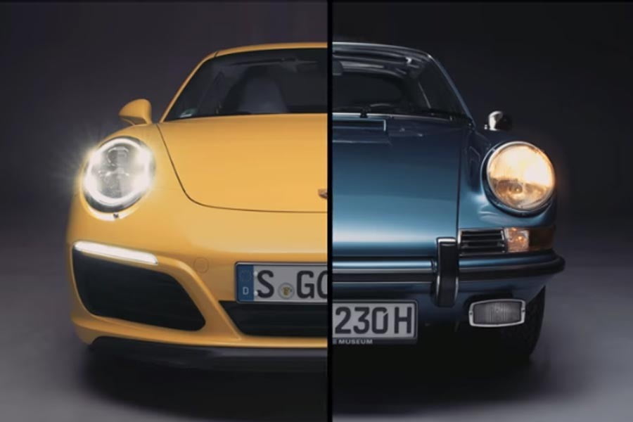 Porsche 911: 47 χρόνια σε 1 λεπτό (+video)