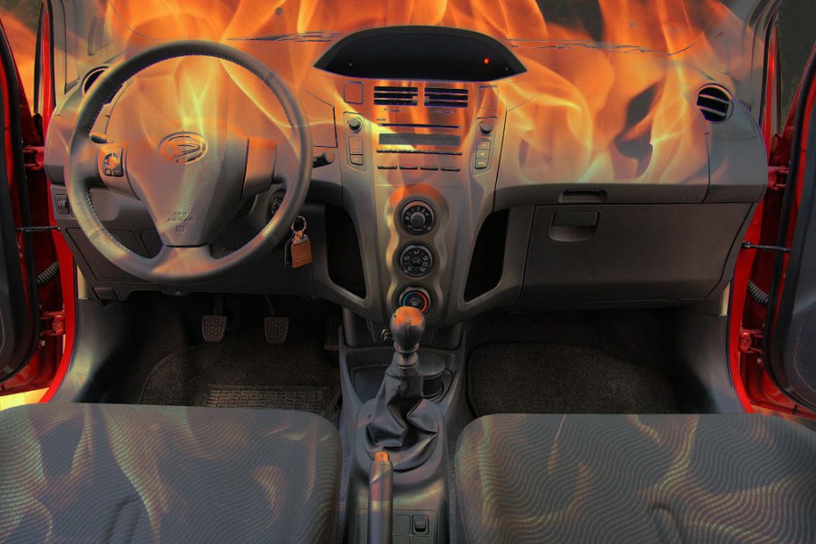 Αποφυγή θερμοπληξίας στο αυτοκίνητο