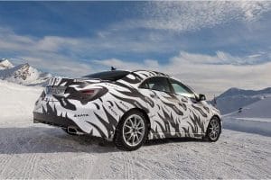 Με καμουφλάζ η νέα Mercedes CLA 45 AMG