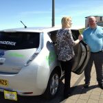 Το Nissan LEAF σε έκδοση ΤΑΧΙ