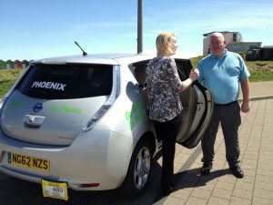 Το Nissan LEAF σε έκδοση ΤΑΧΙ