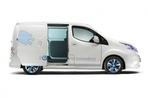 Nissan e-NV200 σε υπηρεσία ταχυμεταφορών