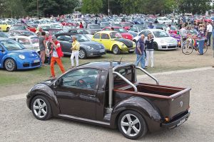 VW Beetle με μάλλινο πλεκτό νικητής καλλιστείων