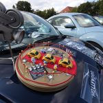 VW Beetle με μάλλινο πλεκτό νικητής καλλιστείων