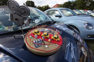 VW Beetle με μάλλινο πλεκτό νικητής καλλιστείων