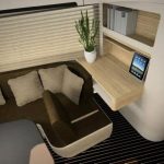 Φουτουριστικό τροχόσπιτο εμπνευσμένο από γιοτ