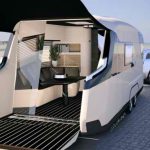 Φουτουριστικό τροχόσπιτο εμπνευσμένο από γιοτ