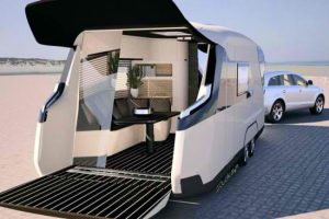 Φουτουριστικό τροχόσπιτο εμπνευσμένο από γιοτ