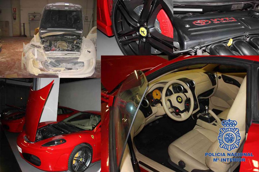 «Μαιμού» Ferrari κατασχέθηκαν στην Ισπανία