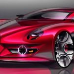 Εντυπωσιακά σκίτσα για Alfa Romeo σπορ κουπέ