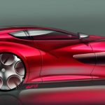 Εντυπωσιακά σκίτσα για Alfa Romeo σπορ κουπέ