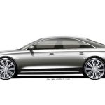 Νέο Audi A8: Τα πρώτα επίσημα σκίτσα