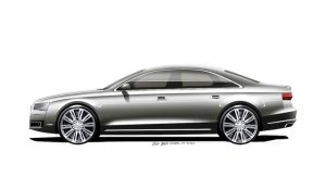 Νέο Audi A8: Τα πρώτα επίσημα σκίτσα