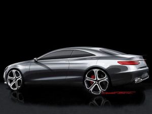 Mercedes S-Class Coupe: Τα πρώτα σκίτσα