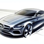 Mercedes S-Class Coupe: Τα πρώτα σκίτσα