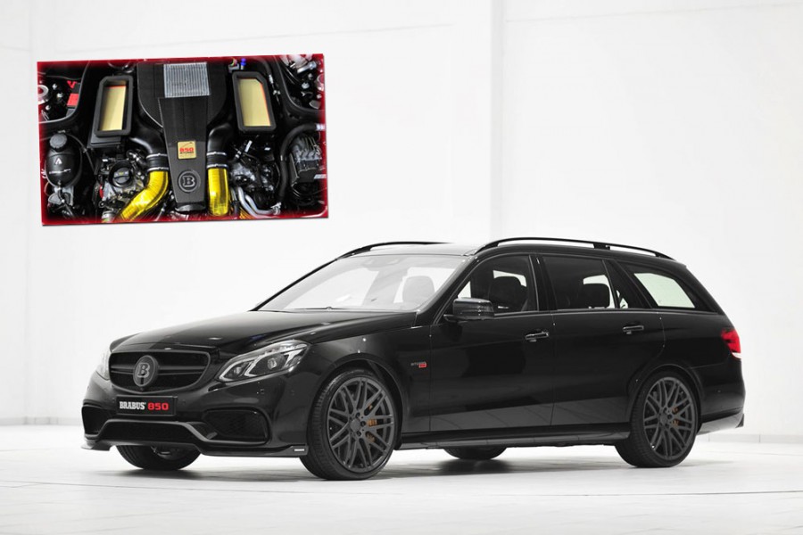 Mercedes E 63 AMG Brabus S 850 PS!