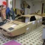 Ferrari Testarossa ρεπλίκα από χαρτοκιβώτια!