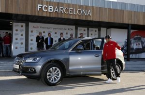Παραλαβή Audi και για την F.C. Barcelona