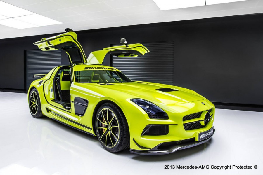 Μια μοναδική Mercedes SLS AMG Black Series