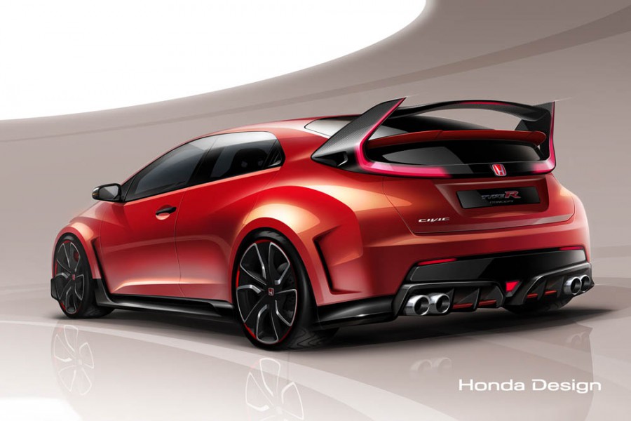 Πρεμιέρα του νέου Honda Civic Type R Concept στη Γενεύη