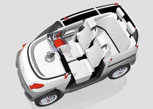 Το Fomm Concept One είναι το μικρότερο 4θέσιο αμφίβιο EV