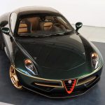 Alfa Romeo Disco Volante σε αποχρώσεις πράσινου και χρυσαφί