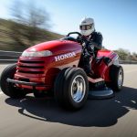 H 1.000άρα χλοοκοπτική μηχανή της Honda έκανε ρεκόρ ταχύτητας!