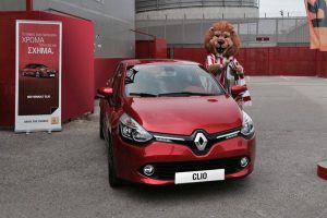 Η Renault και ο Leone στη φιέστα του Ολυμπιακού