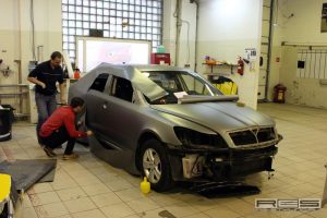 «Μεταμόρφωση» Skoda Octavia5 με ματ μεμβράνη και LED φώτα