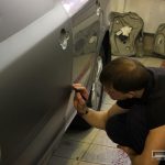 «Μεταμόρφωση» Skoda Octavia5 με ματ μεμβράνη και LED φώτα