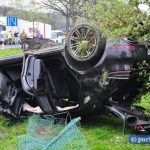 Πρώτο πολύ σοβαρό ατύχημα Porsche Macan με Audi Α4