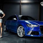 Audi RS6 Avant 750 hp ντυμένο με μεμβράνη μπλε χρωμίου