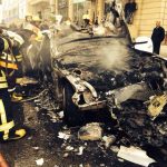 Νέα Maserati Quattroporte έγινε παρανάλωμα του πυρός