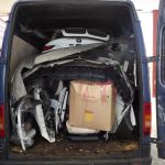 Συνελήφθη van με κλεμμένη BMW X6 σε κομμάτια