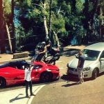 Σύγκρουση Ferrari LaFerrari με VW Golf στο Μονακό