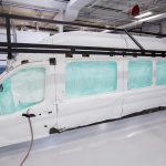 Τεράστιοι αερόσακοι κουρτίνας σε Ford Transit 15 θέσεων