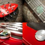 Χειροποίητη ηλεκτρική κιθάρα εμπνευσμένη από την Alfa Romeo