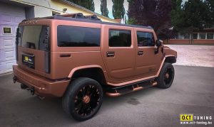 Το απόλυτο εκτός δρόμου Hummer H2 με χάλκινη μεμβράνη