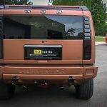 Το απόλυτο εκτός δρόμου Hummer H2 με χάλκινη μεμβράνη