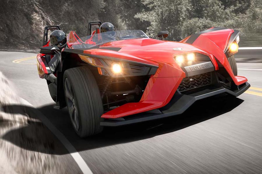 Το άκρως συναρπαστικό τρίτροχο Polaris Slingshot (+video)