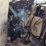 BMW 530i άνοιξε σαν κονσέρβα σε σφοδρότατη σύγκρουση