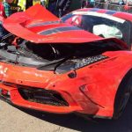 Ferrari 458 Speciale τράκαρε και... πόνεσε αρκετά