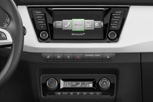 Το εσωτερικό της νέας Skoda Fabia είναι μοντέρνο και άνετο