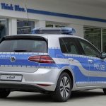 Το ηλεκτρικό Volkswagen e-Golf ντυμένο με αστυνομική στολή
