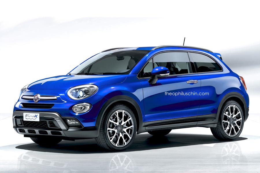 Fiat 500X σε τρίθυρο αμάξωμα δείχνει πιο «cool» από το 5θυρο