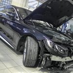 Μεταμόρφωση Mercedes S 63 AMG Coupe με γκρι μεμβράνη