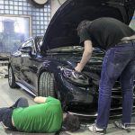 Μεταμόρφωση Mercedes S 63 AMG Coupe με γκρι μεμβράνη