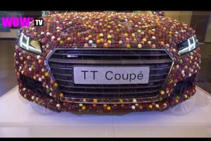 Audi TT για… φάγωμα καλύφθηκε με 27.000 σοκολατάκια!