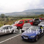 Θανατηφόρα καραμπόλα στη Βέροια με νεκρούς και δεκάδες τραυματίες